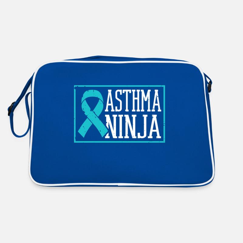 Ninja de l’asthme Combattant de l’asthme Wheezy Sac Retro