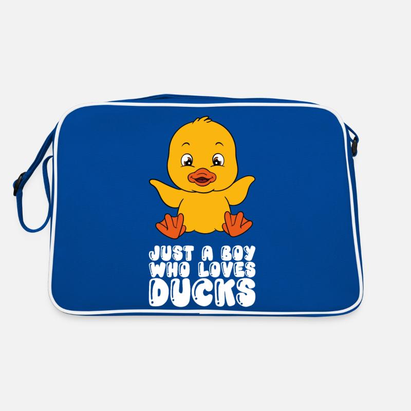 Funny duck Cute ducks Retro Bag