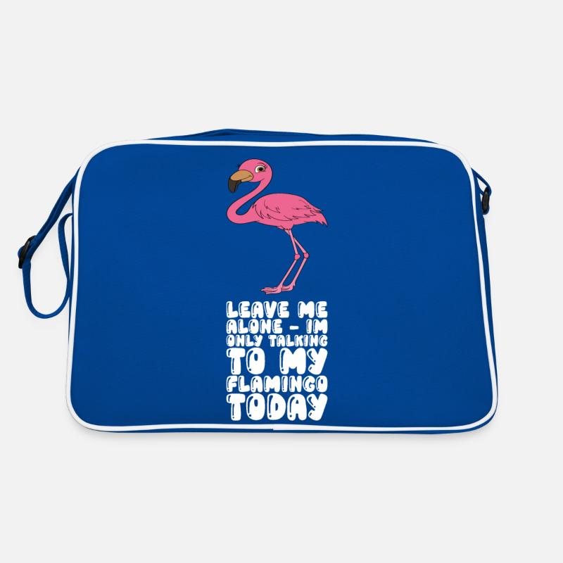 Funny flamingo Retro Bag