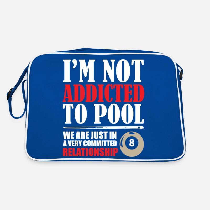 Billiard Addicted Retro Tasche
