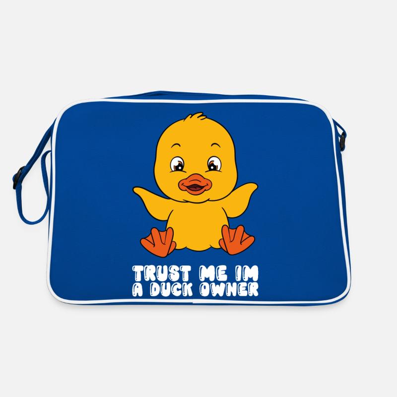 Funny duck Cute ducks Retro Bag