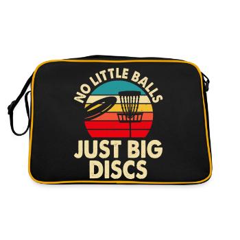 Discgolf Disc Golf - Retro Bag - black/gold - Back