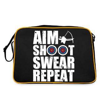 Archer Archery - Retro Bag - black/gold - Back