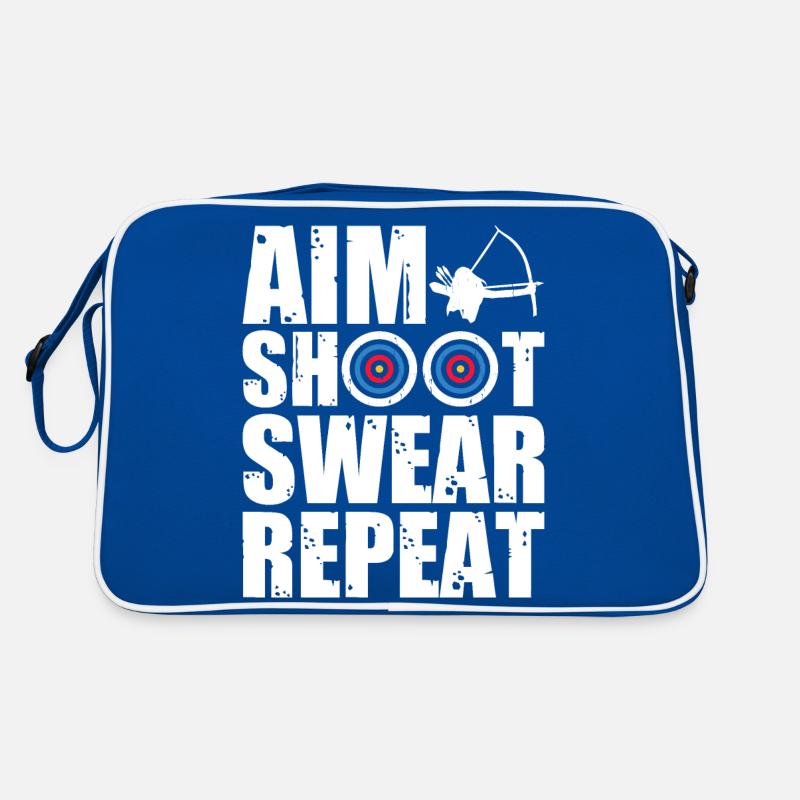 Bogenschütze Bogenschießen Retro Tasche
