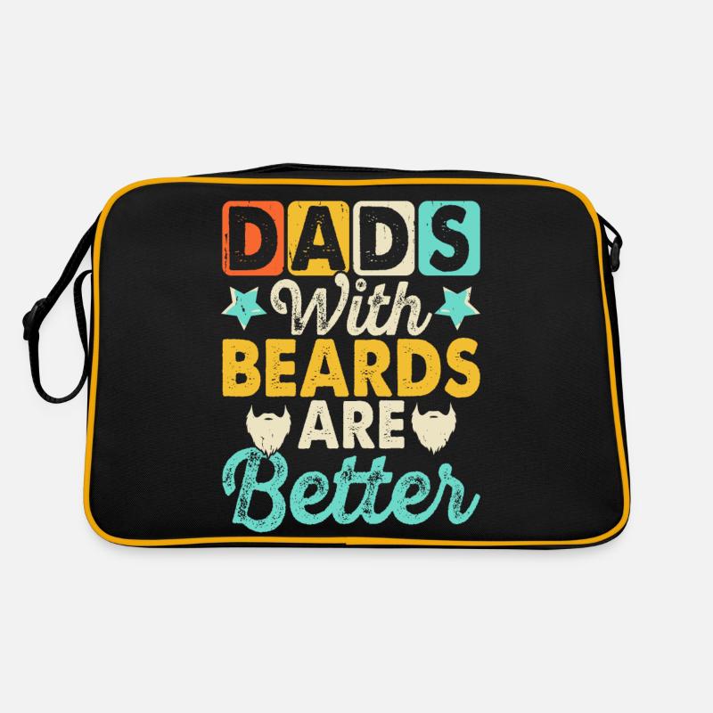 Papa Mit Bart Retro Tasche