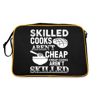 Chef Skilled Cooks Aren't Cheap - Retro Bag - black/gold - Back