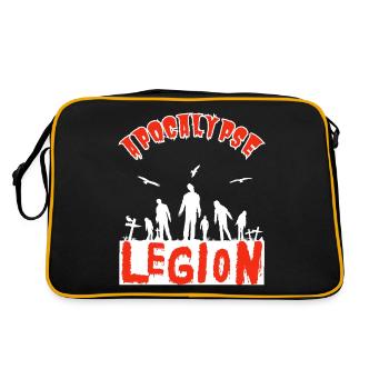 "Apocalypse Legion", Horde Zombies - Retro Bag - black/gold - Back