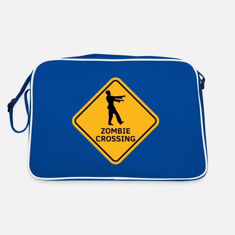 "Zombies Crossing", australisches Zombie-Panel Retro Tasche