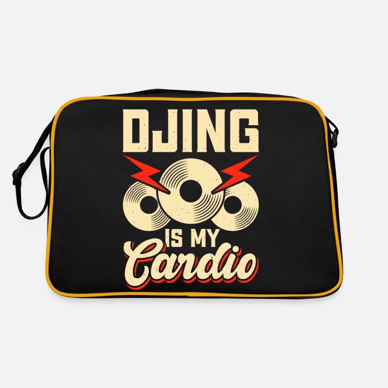 Dj Djing - Retro Tasche - Schwarz/Gold