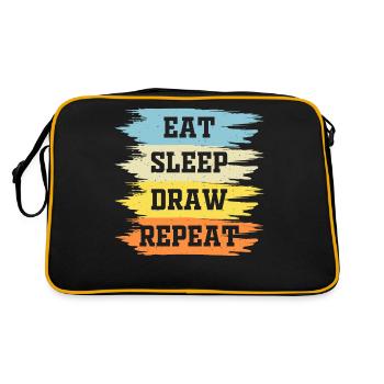 Artist - Retro Bag - black/gold - Back
