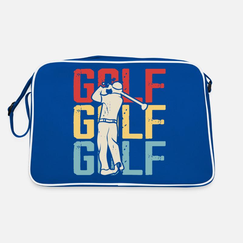 Golf Golfer Retro Bag