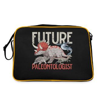 Future Paleontologist Dinosaur Paleontology - Retro Bag - black/gold - Back