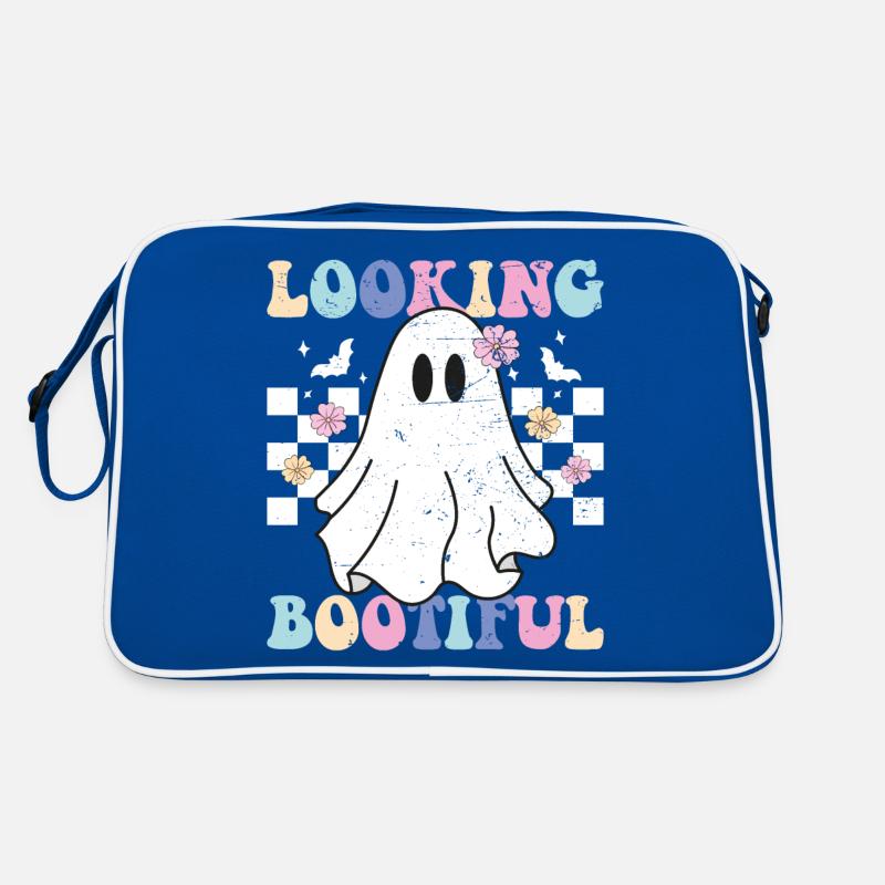 Sieht Botiful Ghost Halloween aus Retro Tasche