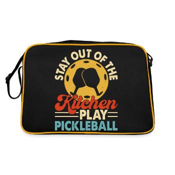 Pickleball - Sac Retro - noir/or - Dos
