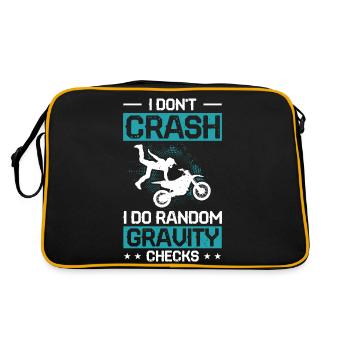 Motocross - Sac Retro - noir/or - Dos