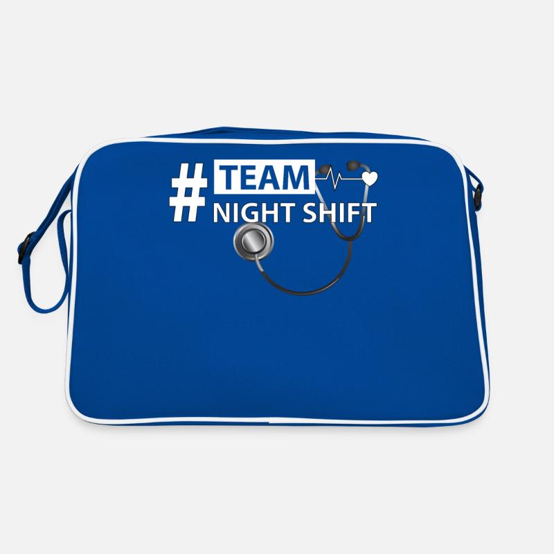 Team Nightshift # Doctors, Nurses, Paramedics Retro Bag