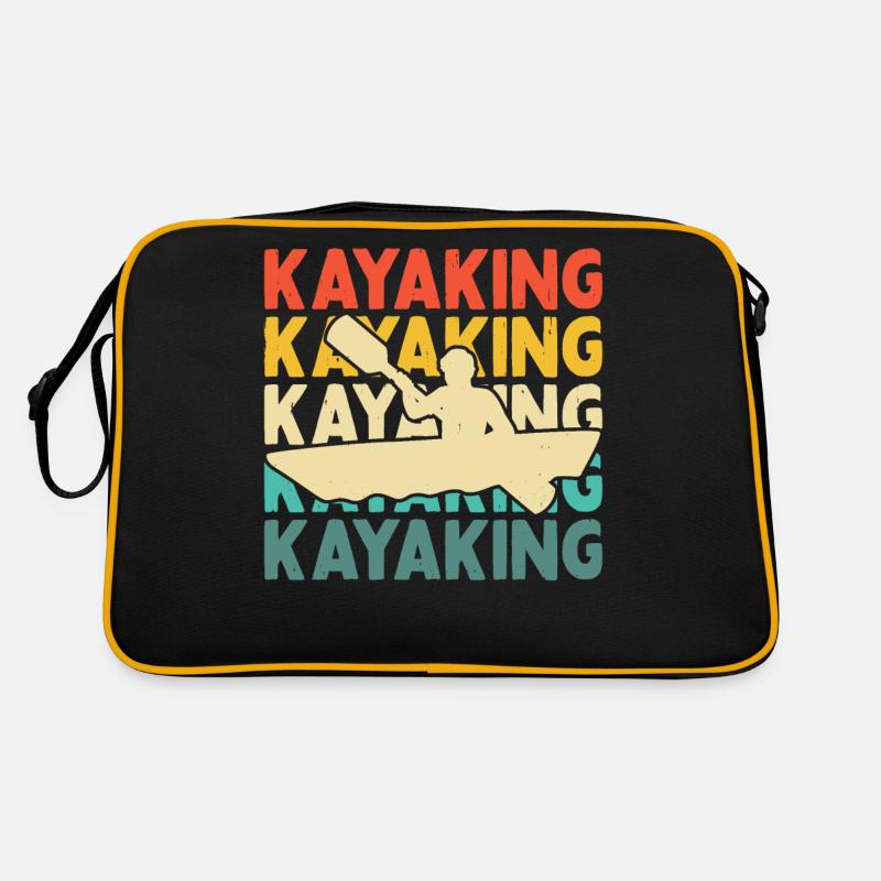 Kayak Kayaker Kayaker Retro Bag
