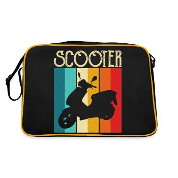 Scooter Scooter Rider Scooter - Sac Retro - noir/or - Dos