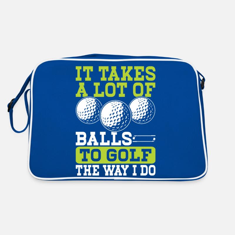 Golf Golfer Retro Bag