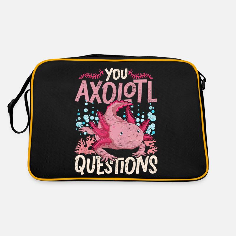 Amphibian Salamander Gift Funny Axolotl Retro Bag