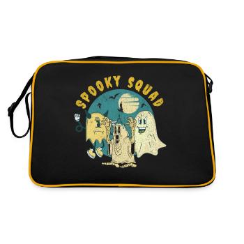 Mascotte rétro d’Halloween Spooky Squad - Sac Retro - noir/or - Dos