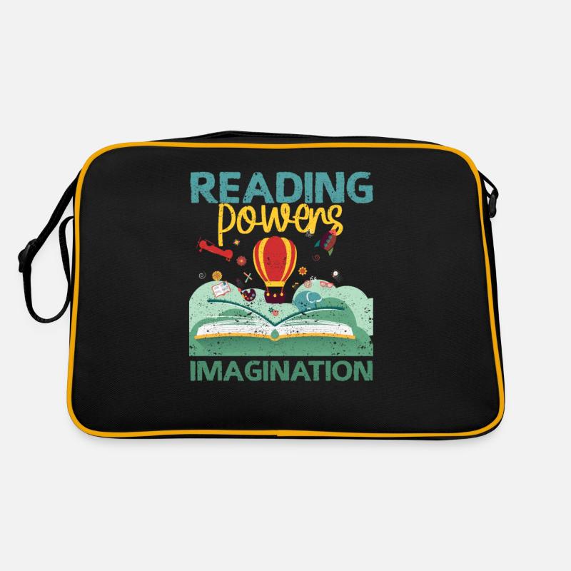 La lecture capture l’imagination Professeur mignon Sac Retro