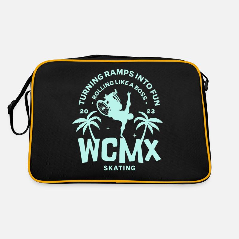 WCMX Rollstuhl Skater Retro Tasche