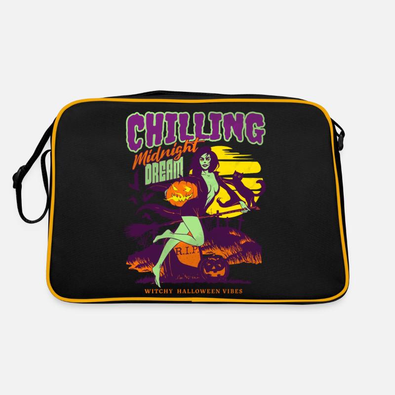 Halloween Hexe Classic Comic Retro Tasche