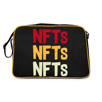 NFT - Retro Bag - black/gold - Back