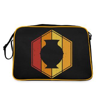Pottery Pottery Pottery - Retro Bag - black/gold - Back