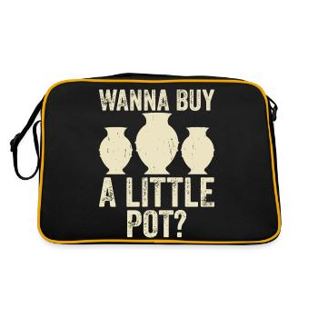 Pottery Pottery Pottery - Retro Bag - black/gold - Back