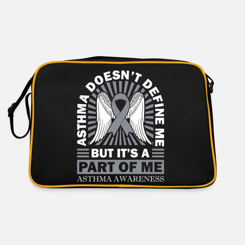 Asthmakrieger Asthma Definiert Mich Nicht Retro Tasche