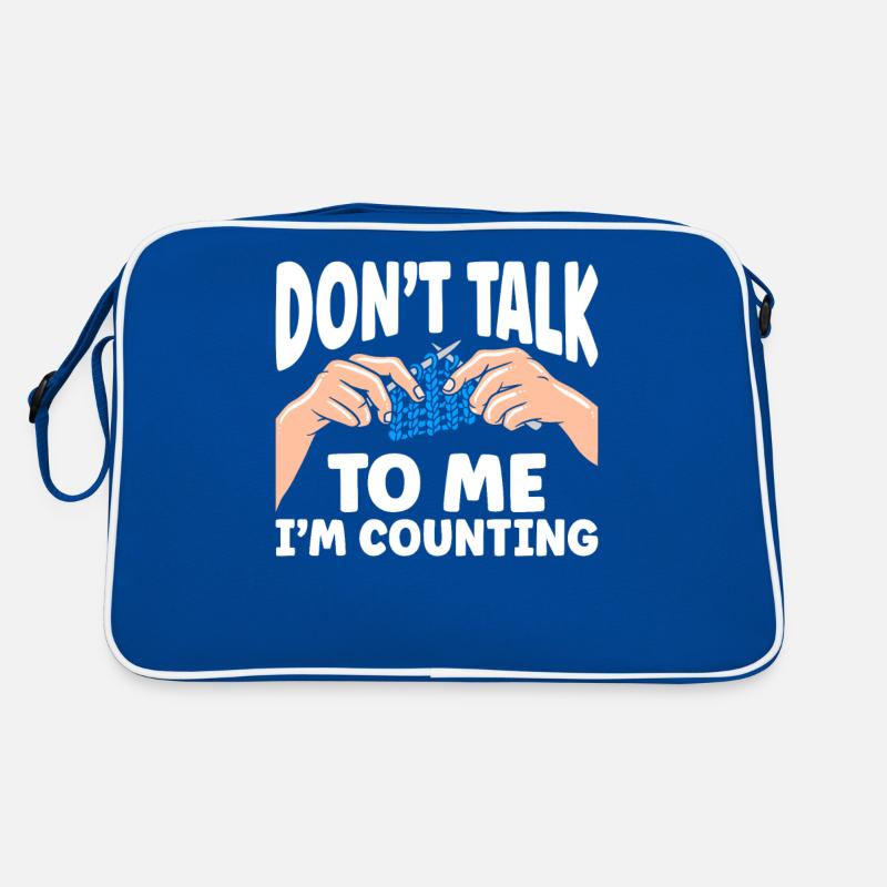 Ne me parle pas, je compte le crochet Sac Retro