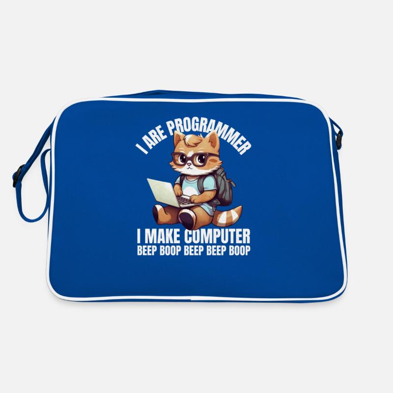 Ich bin Programmierer. Ich mache Computer Beep Retro Tasche
