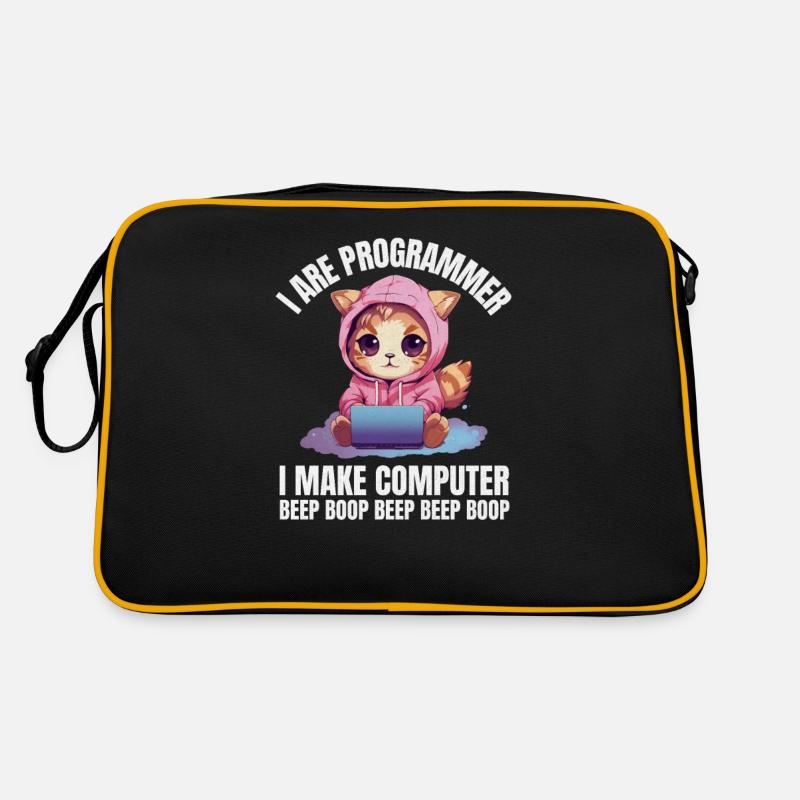 Je suis programmeur. Je fais un bip informatique Sac Retro