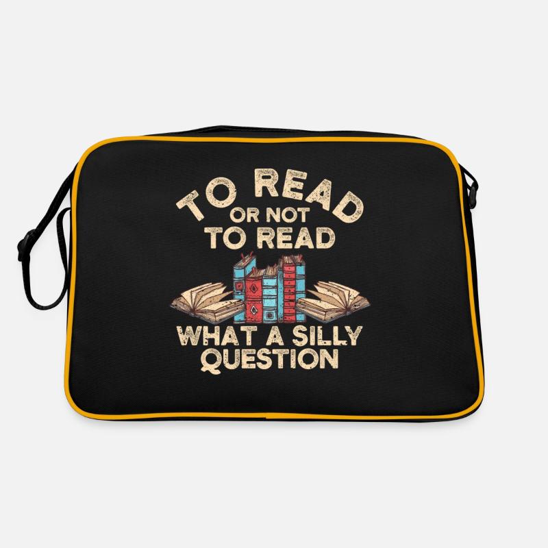 Lire ou ne pas lire - quelle question stupide Sac Retro
