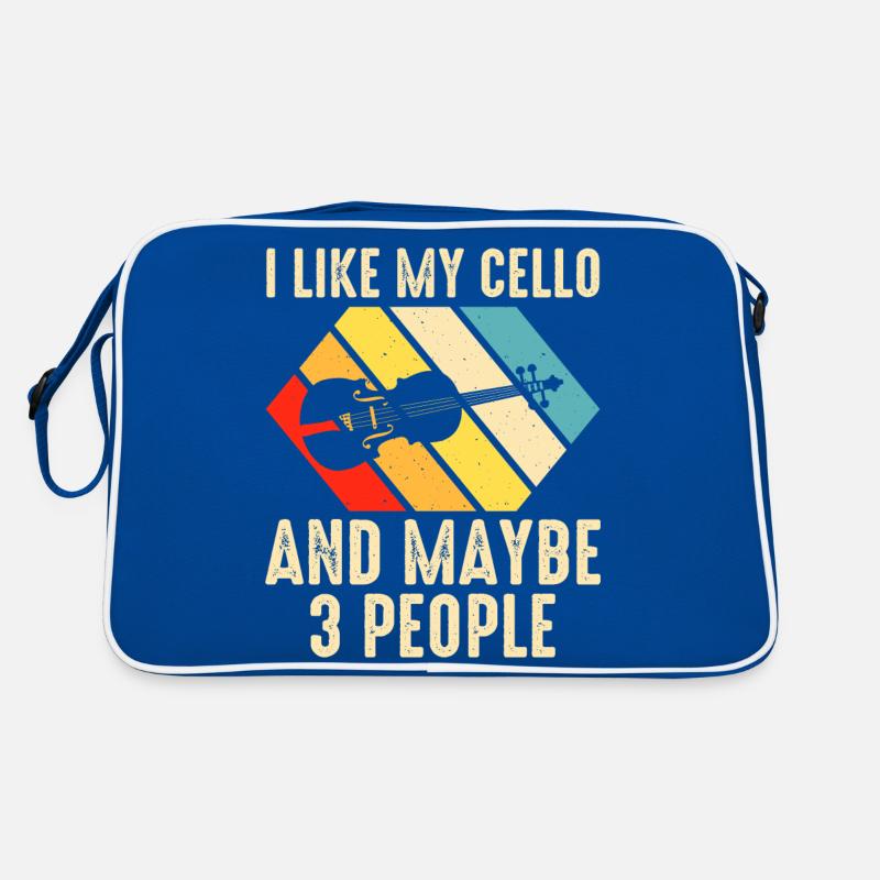 Cello Cellist Retro Tasche