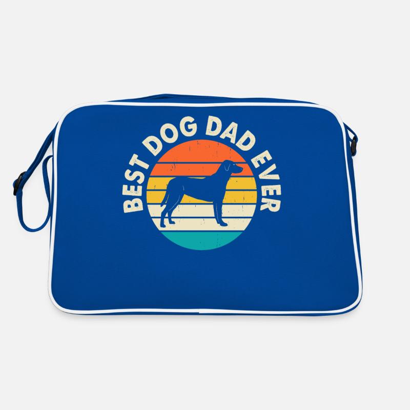 Dog Daddy Father Father's Day Retro Bag