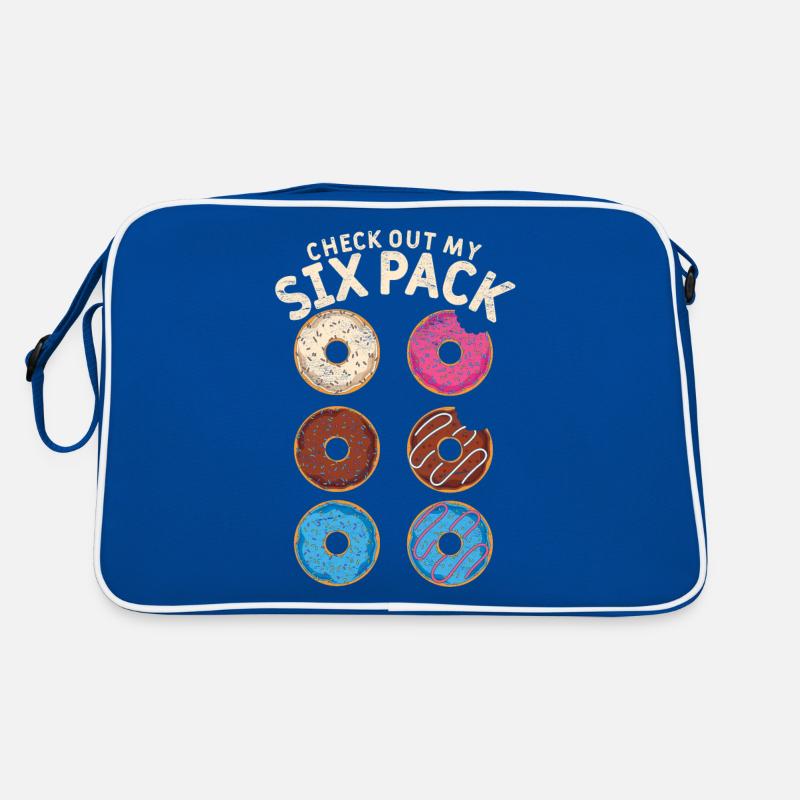 Regardez mon pack de six beignets cadeaux amusants Sac Retro