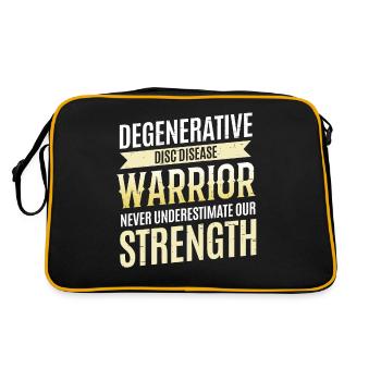 Degenerative disc disease Krieger Ddd - Retro Bag - black/gold - Back