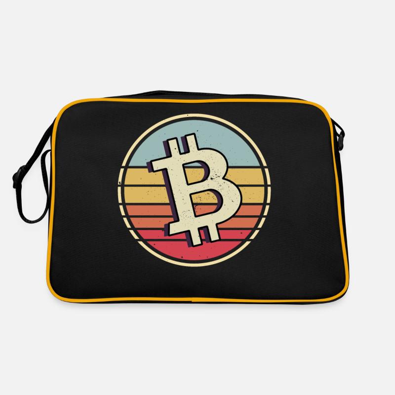 Bitcoin Crypto Crypto-monnaie Sac Retro