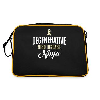 Support Degenerative Month - Retro Bag - black/gold - Back