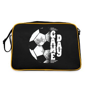 Gameday Father Son American Football Volleyball - Retro Bag - black/gold - Back