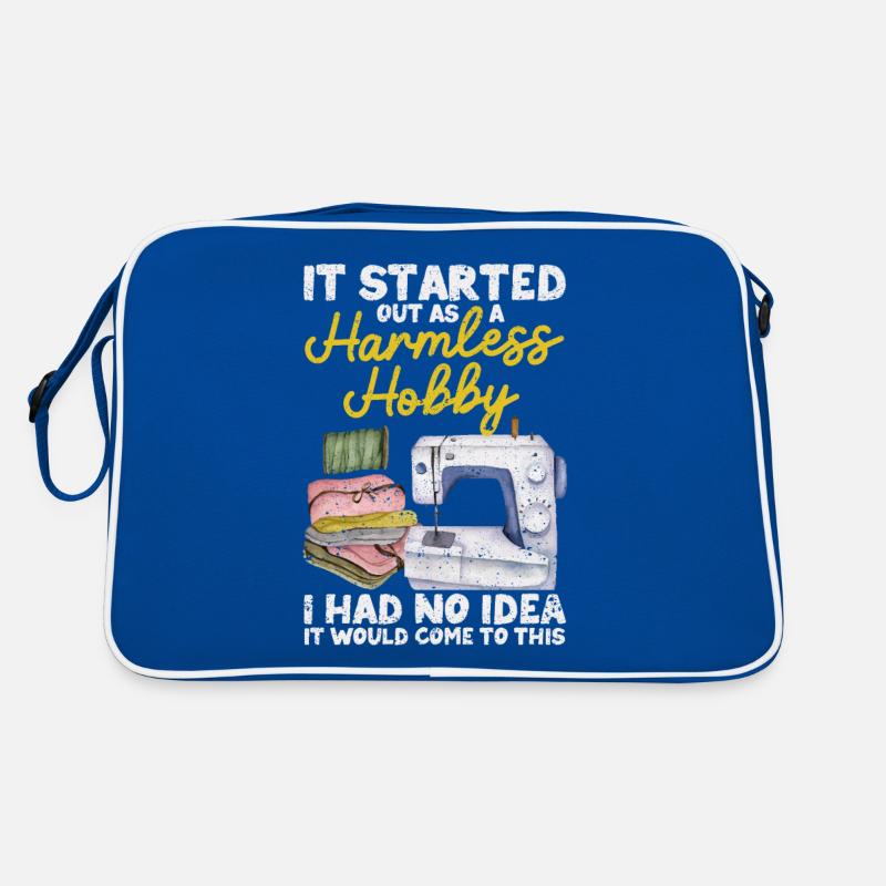 In the beginning it was a harmless hobby: sewing, quilting Retro Bag