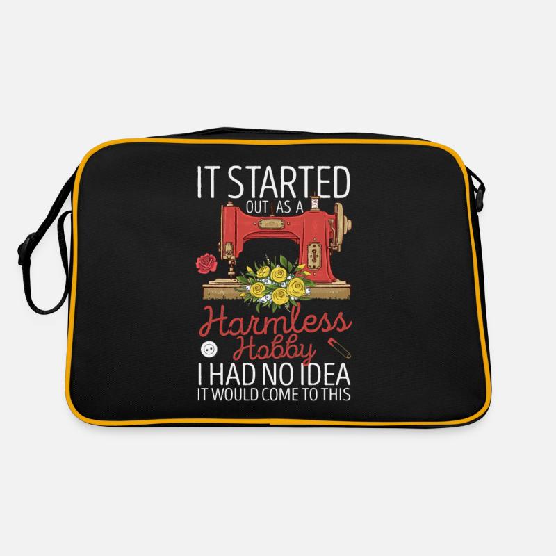 In the beginning it was a harmless hobby: sewing, quilting Retro Bag