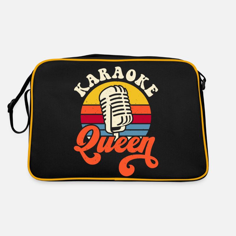 Karaoke Singen Retro Tasche