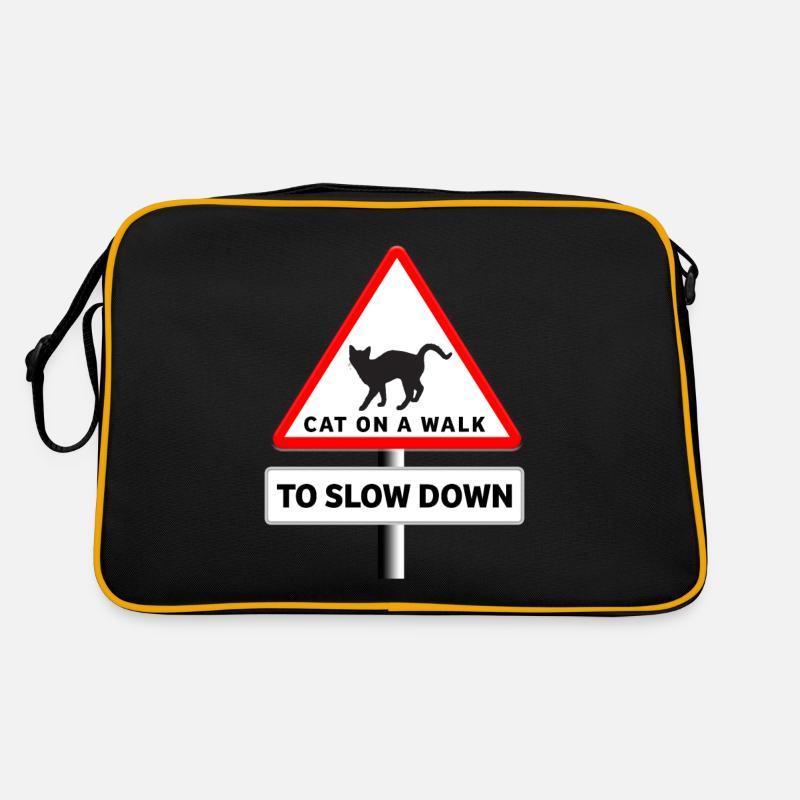 Meditative Katzenentschleunigung mit unserem Chat Baladé Retro Tasche