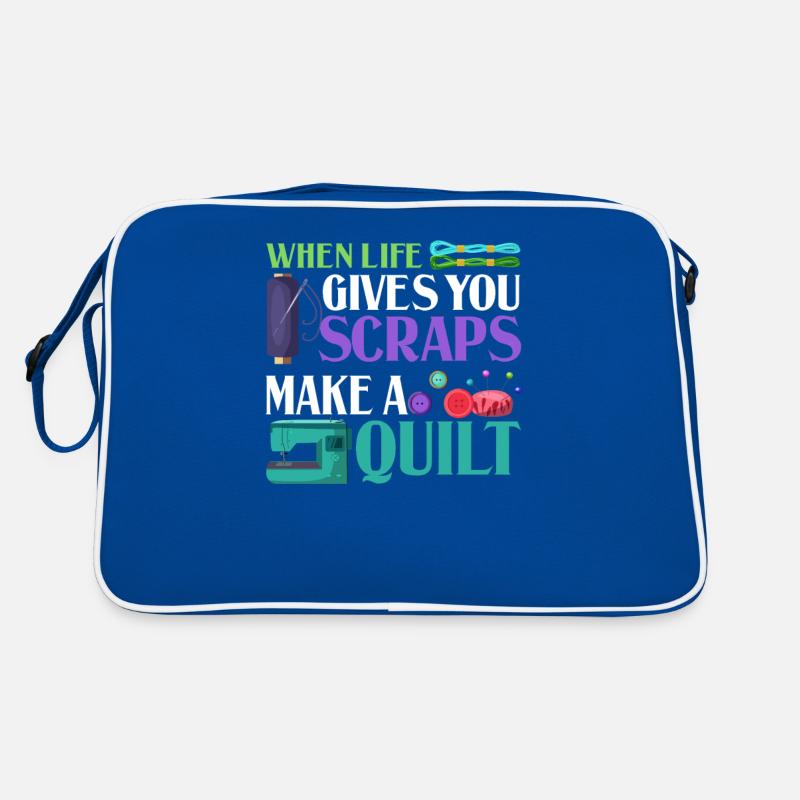 When life gives you leftovers Making quilts Retro Bag