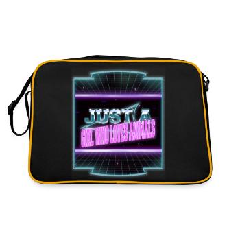 humour légume nourriture animaux droits geek heureux - Sac Retro - noir/or - Dos