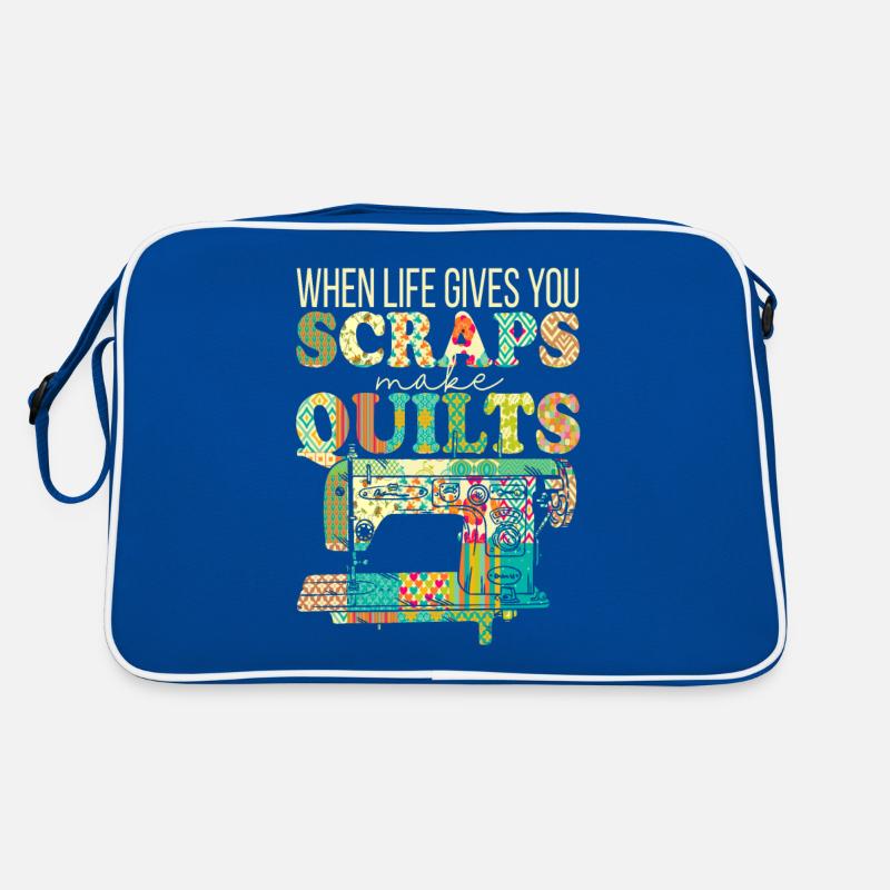 When life gives you leftovers Making quilts Retro Bag